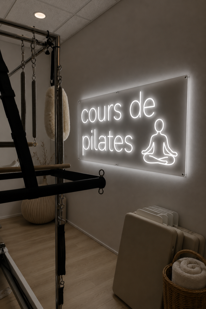 Séance de Pilates dans un studio avec plusieurs femmes en exercice