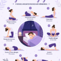 Femme pratiquant le yoga dans une ambiance calme pour favoriser le sommeil.