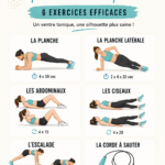 Femme faisant des exercices pour obtenir un ventre plat dans un cadre serein