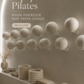Femme pratiquant le pilates chaud avec un matériel adapté.