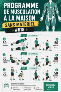 Femme faisant des exercices de musculation à la maison sans équipement