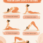 Femme effectuant des étirements dans un environnement apaisant