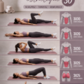 Femme pratiquant le pilates mural dans un intérieur lumineux