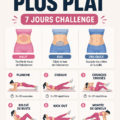 Femme pratiquant des exercices pour un ventre plus plat, symbolisant la santé et le bien-être.