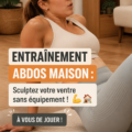 Femme s'entraînant à la maison pour sculpter son ventre sans équipement