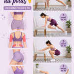 Femme faisant des exercices de fitness à la maison pour perdre du poids