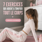 Femme en train de réaliser des exercices pour tonifier son corps