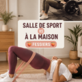 Femme faisant des squats en salle de gym pour tonifier ses fessiers