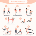 Femme effectuant des exercices de fitness en plein air