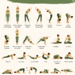 Postures de yoga pour une colonne vertébrale flexible et en santé.
