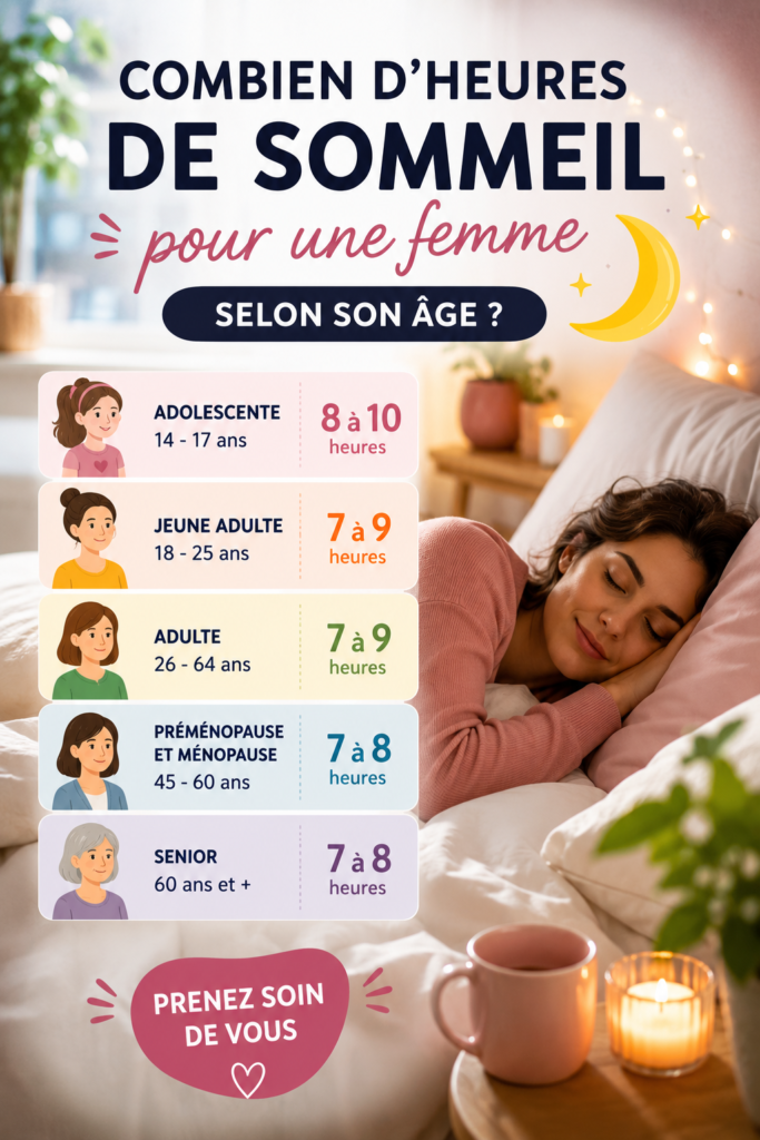 Image d'une femme se relaxant dans un lit, symbolisant l'importance du sommeil pour la santé des femmes.