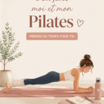 Femme pratiquant le Pilates dans un environnement calme et inspirant.