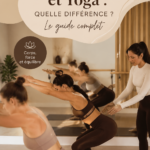 Illustration comparant Pilates, Barre et Yoga pour mieux choisir son activité sportive.
