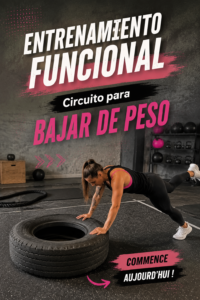 Femme s'entraînant avec des haltères lors d'un circuit d'entraînement fonctionnel