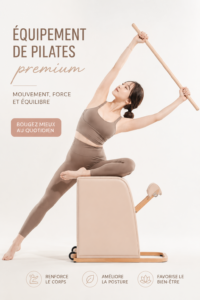 Équipements de Pilates premium disposés dans un espace d'entraînement