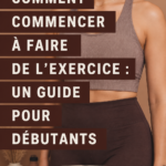 Femme débutant l'exercice, pratiquant des étirements sur un tapis de yoga, en plein air
