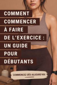 Femme débutant l'exercice, pratiquant des étirements sur un tapis de yoga, en plein air