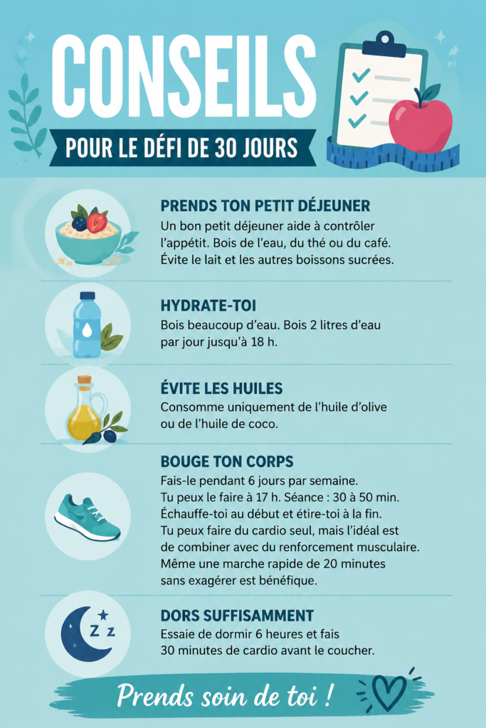 Femme faisant du yoga dans un parc pendant un défi de fitness de 30 jours.