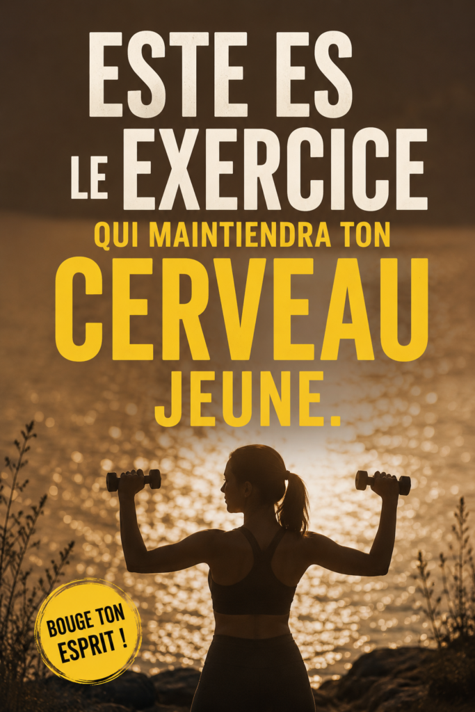 Femme pratiquant un exercice de yoga pour stimuler son cerveau
