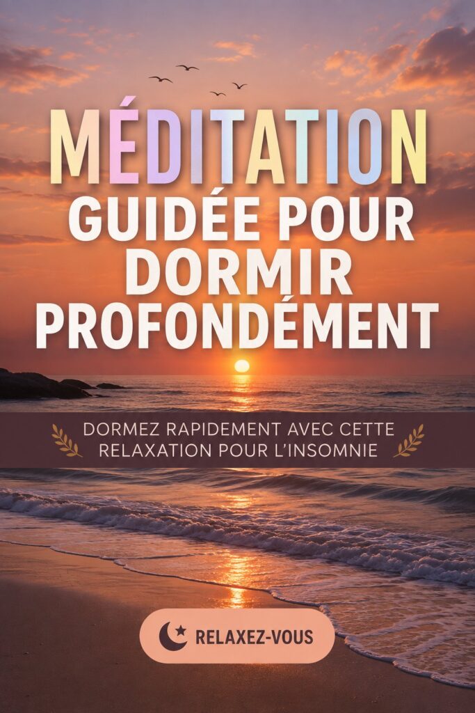 Femme méditant paisiblement avant de dormir pour améliorer la qualité de son sommeil.