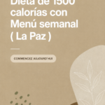 Une assiette équilibrée avec des aliments variés pour un menu de 1500 calories