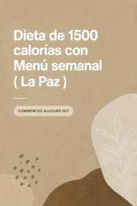 Une assiette équilibrée avec des aliments variés pour un menu de 1500 calories