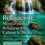 Femme détendue écoutant de la musique relaxante en pleine nature.