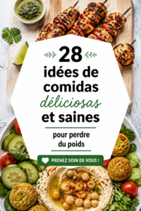 Recettes saines et délicieuses pour maigrir, plat coloré et appétissant