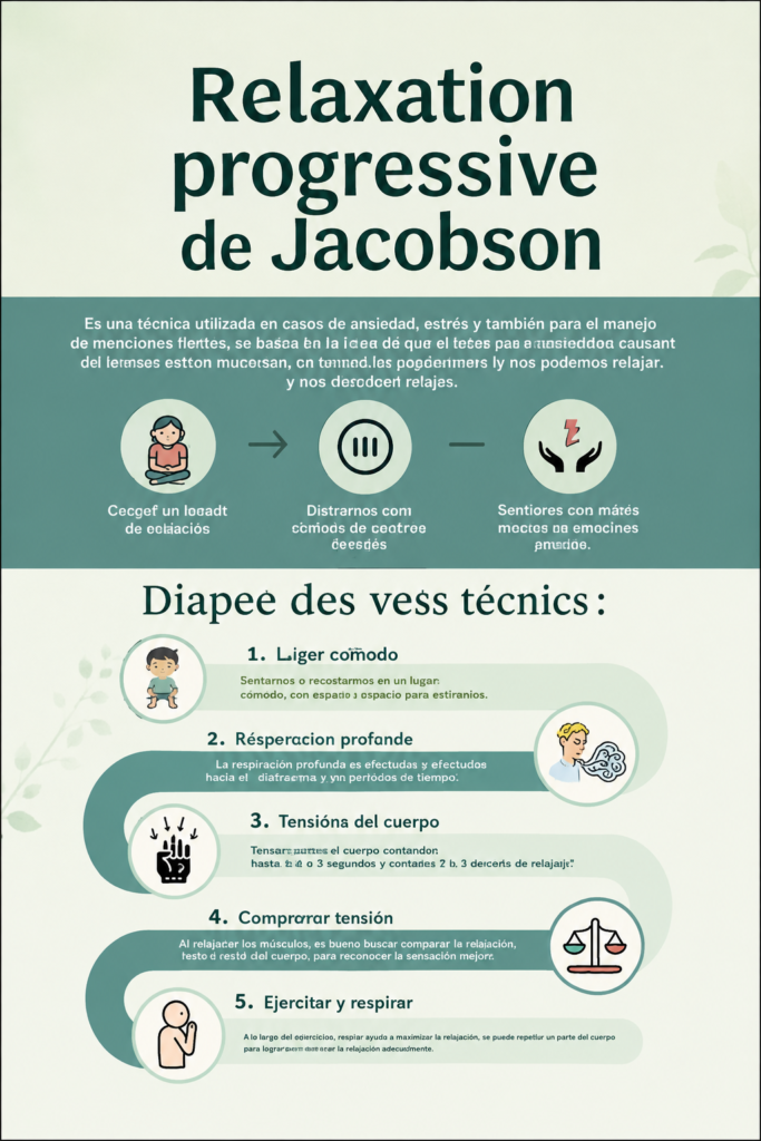 Illustration d'une femme détendue pratiquant la relaxation progressive
