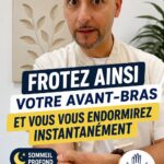 Femme pratiquant une technique de relaxation pour s'endormir rapidement