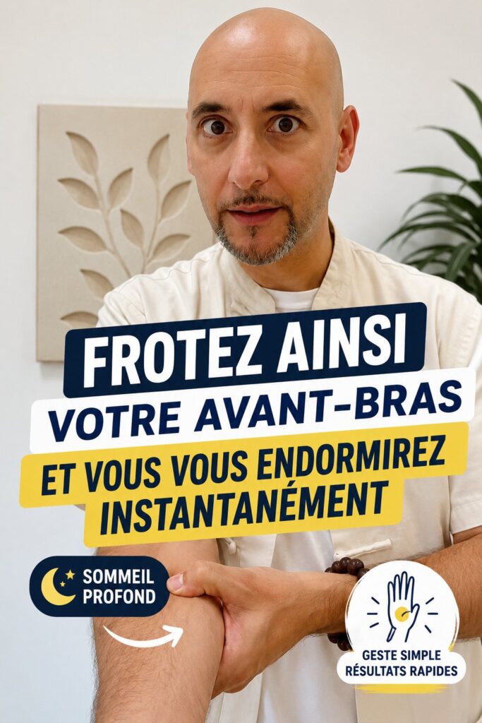 Femme pratiquant une technique de relaxation pour s'endormir rapidement