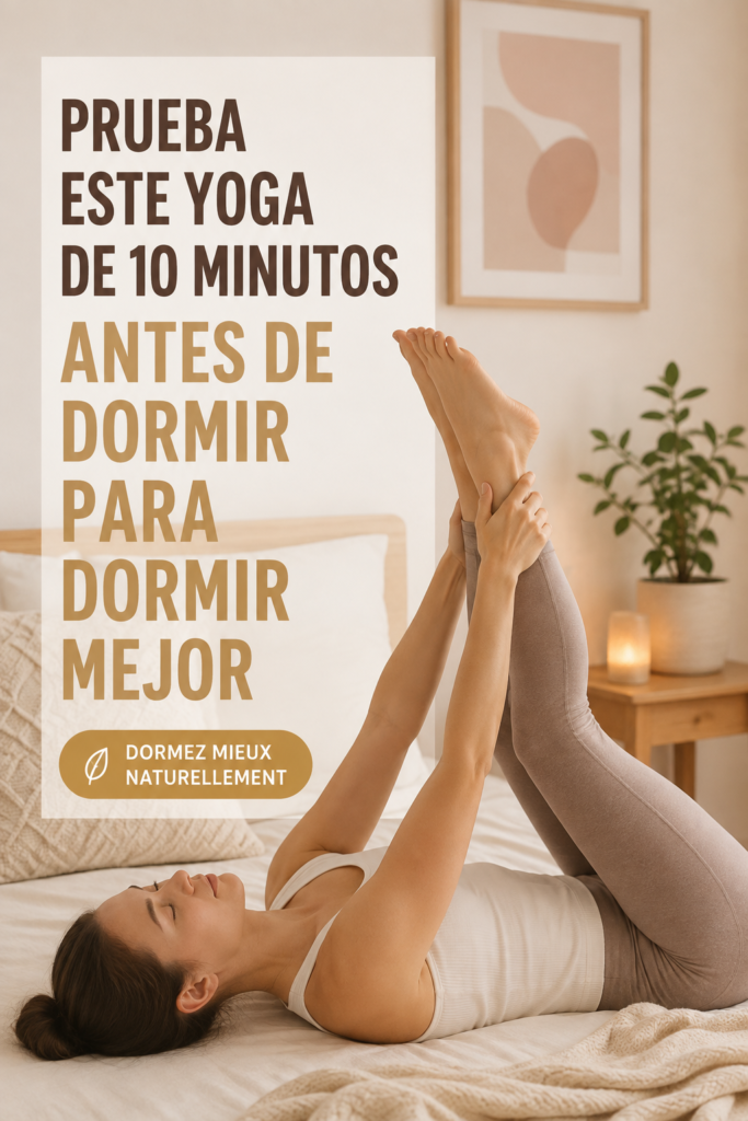Femme pratiquant du yoga dans une atmosphère calme pour améliorer son sommeil