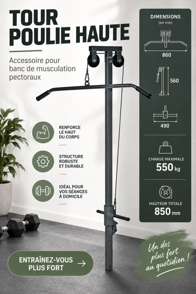 Femme utilisant un accessoire de bench press dans une salle de gym moderne.