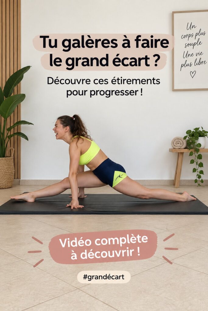 Femme effectuant des étirements pour améliorer sa souplesse