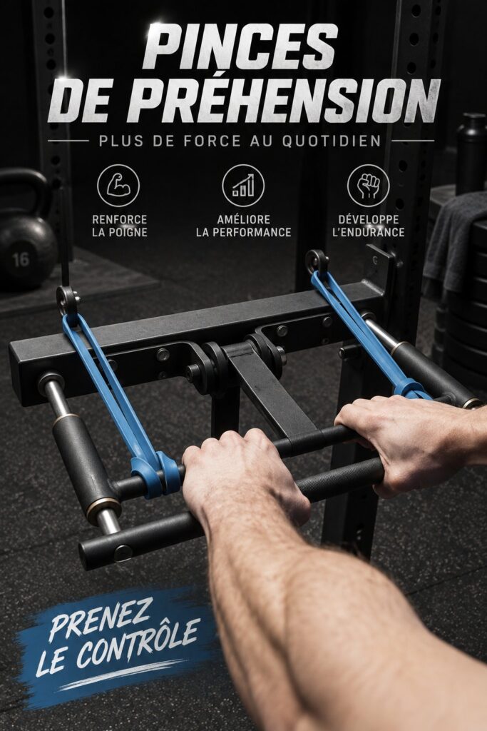 Femme utilisant des grippers pour améliorer sa force de prise.