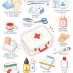Guide pratique pour voyager avec bien-être et sérénité, carte du monde en arrière-plan.