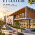 Intérieur du gymnase des sports et arts de São Luís, montrant des espaces lumineux pour le fitness.