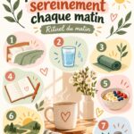 Femme pratiquant la méditation matinale dans un environnement calme