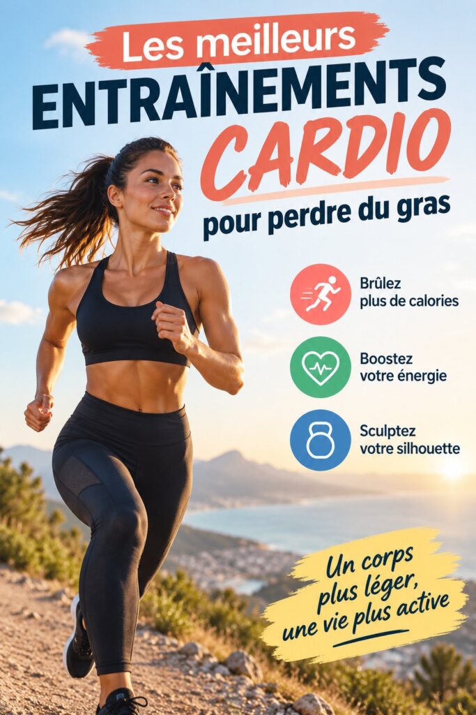 Femme faisant un entraînement cardio en extérieur pour perdre du poids.