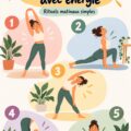 Femme pratiquant des mouvements de yoga matinal pour un réveil énergique et élégant