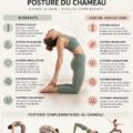 Femme effectuant la posture du chameau lors d'un cours de yoga en studio