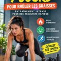 femme pratiquant une routine de fitness pour brûler les graisses en pleine nature