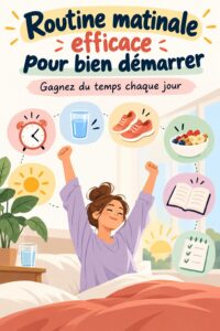 Femme réalisant des étirements au lever du soleil pour une routine matinale saine.