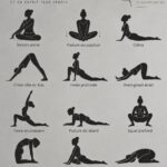 Femme pratiquant le yoga dans un parc, équilibrant son corps avec grâce et sérénité.