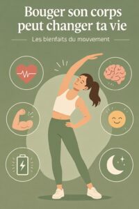 Une femme souriante en train de danser dans un parc, illustrant le bonheur de bouger son corps.