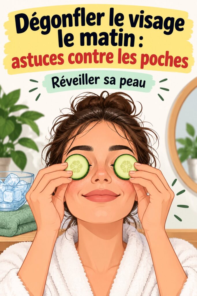 Femme souriante avec un visage radieux dans un cadre matinal paisible.