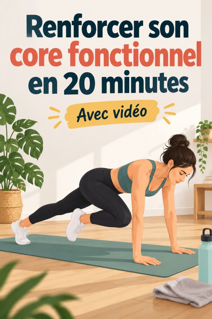 Femmes en train de faire des exercices de core fonctionnel de 20 minutes