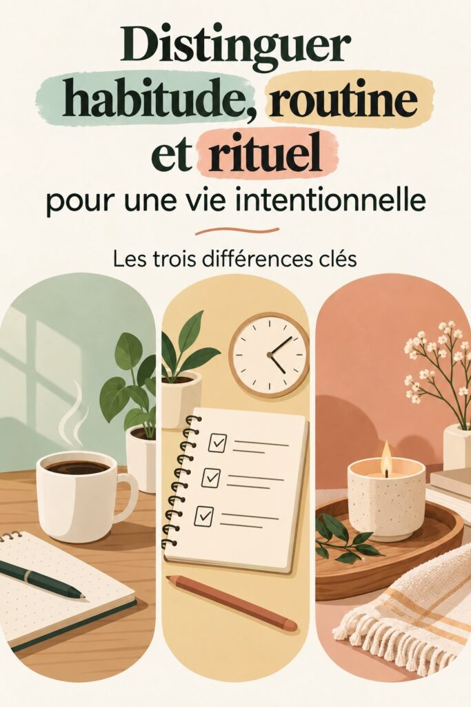 Femme méditant tranquillement dans la nature, illustrant l'importance des rituels pour une vie épanouie.