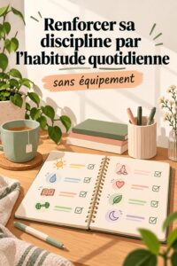 Femme faisant des exercices de yoga pour renforcer sa discipline et son bien-être